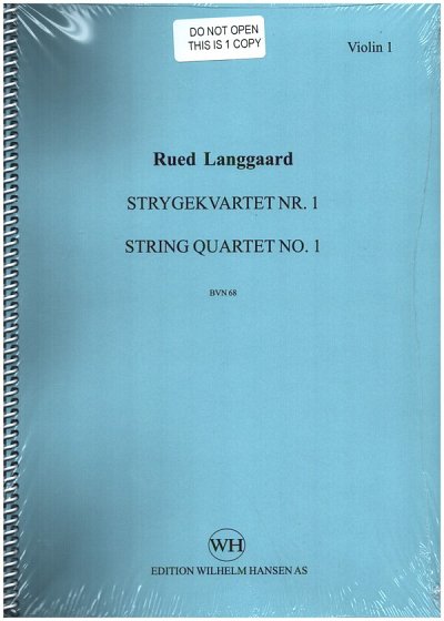 R. Langgaard: String Quartet No. 1, 2VlVaVc (Stsatz)