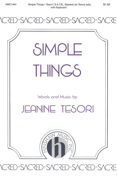 J. Tesori: Simple Things (Chpa)