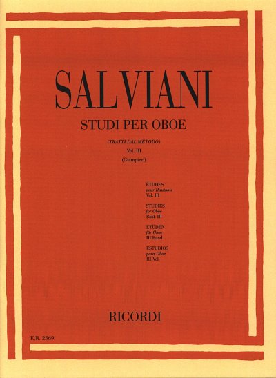 C. Salviani: Studi per oboe 3, Ob