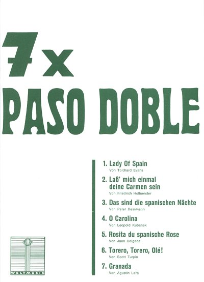 7 X Paso Doble, GesKlaGitKey (Sb)
