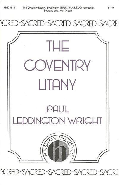 P.L. Wright: The Coventry Litany, GchOrg (Chpa)