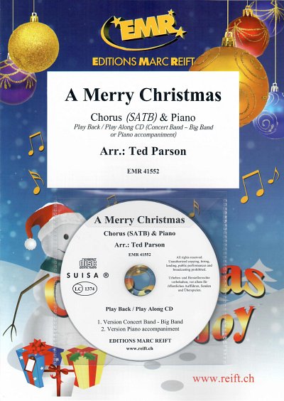 T. Parson: A Merry Christmas, GchKlav (+CD)