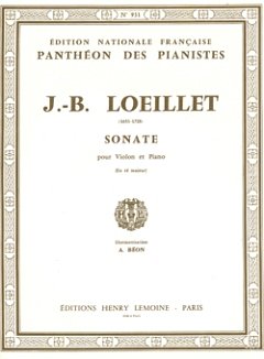 J. Loeillet de Gant: Sonate D-Dur, VlKlav (KlavpaSt)
