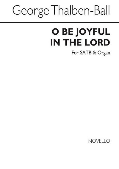 G. Thalben-Ball: O Be Joyful In The Lord, GchKlav (Chpa)
