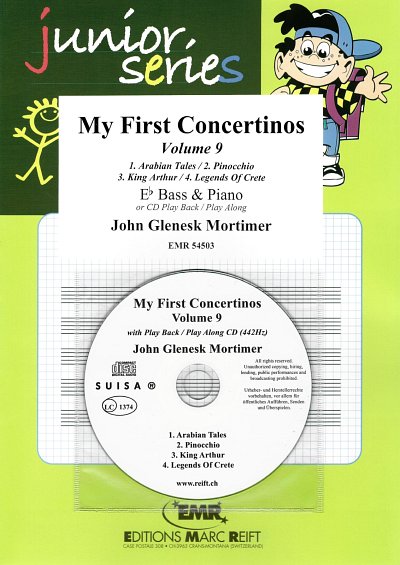 J.G. Mortimer: My First Concertinos Volume 9, TbEsKlav (+CD)