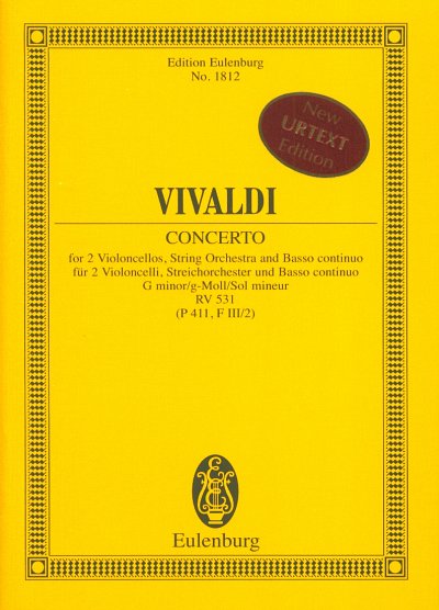 A. Vivaldi: Concerto  g-Moll RV 531 (P 411, F III/2)