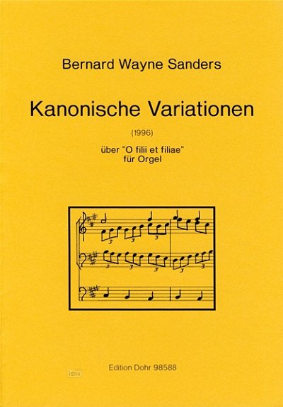 B.W. Sanders: Kanonische Variationen, Org (Part.)
