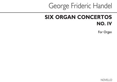 Handel Six Organ Concertos No.4 Organ, Org