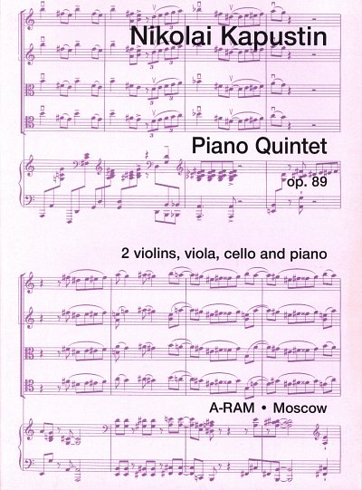 N. Kapustin: Quintett op. 89, 2VlVaVcKlav (KlavpaSt)