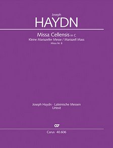 AQ: J. Haydn: Missa Cellensis in C, GesGchOrchOr (O (B-Ware)