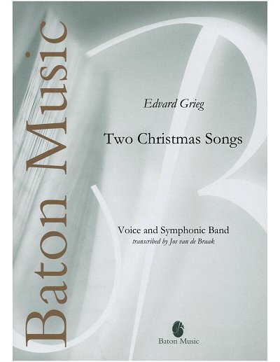 E. Grieg: Two Christmas Songs, GesBlaso (Pa+St)
