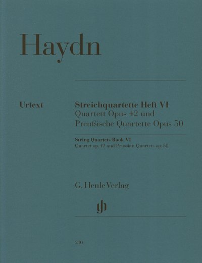 J. Haydn: Quatuors à cordes volume VI op. 42 et op. 50