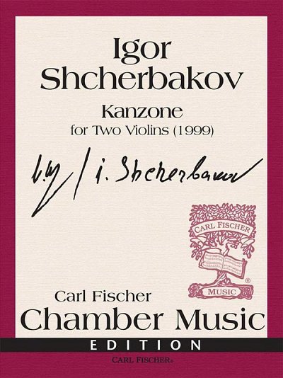 I. Shcherbakov: Kanzone, 2Vl (Stsatz)