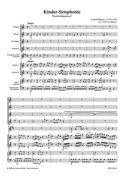 DL: L. Mozart: Kinder-Sinfonie