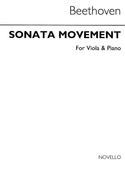 L. v. Beethoven: Beethoven Sonata Movement, VaKlv (Bu)