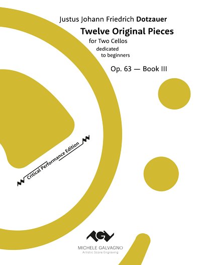 F. Dotzauer: Twelve Original Pieces, Op. 63 - COLLECTORS' EDITION