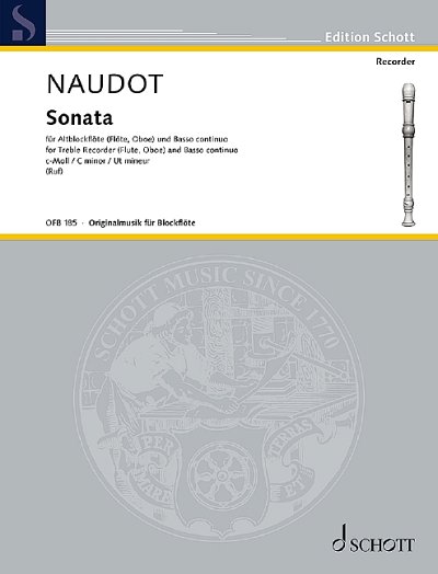 J. Naudot y otros.: Sonata C minor