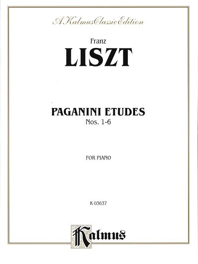 F. Liszt: Paganini Etudes, Klav