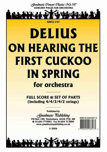 F. Delius: On Hearing the First Cuckoo, Sinfo (Pa+St)