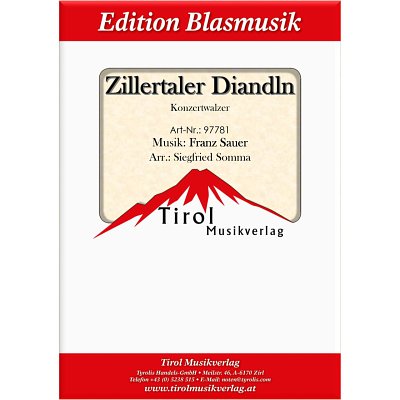 F. Sauer: Zillertaler Diandln, Blaso (Dir+St)