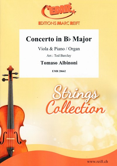 T. Albinoni: Concerto In Bb Major, VaKlv/Org