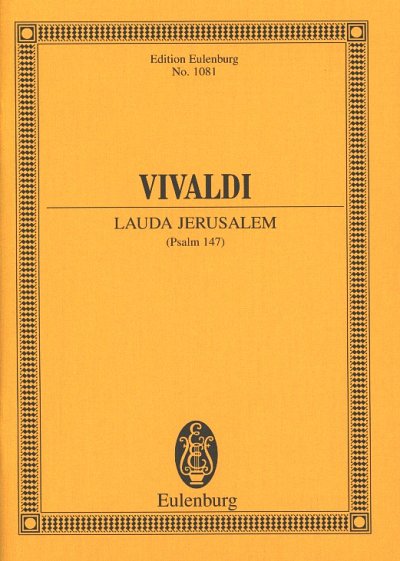 A. Vivaldi: Lauda Jerusalem Eulenburg Studienpartituren