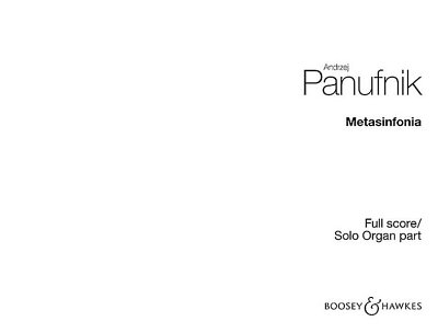 A. Panufnik: Metasinfonia (Symphony 7), Sinfo (Part.)