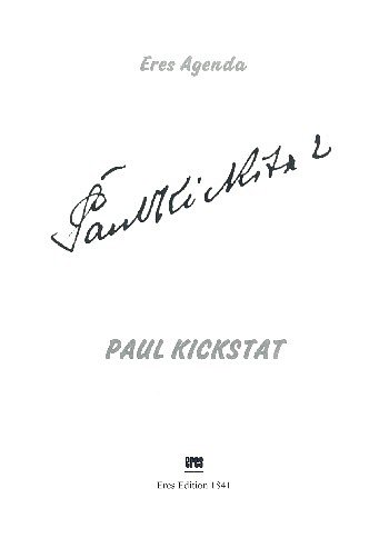 P. Kickstat: Agenda Paul Kickstat