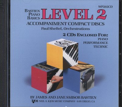 J. Bastien: Bastien Piano Basics Level 2 - Accom, Klav (2CD)