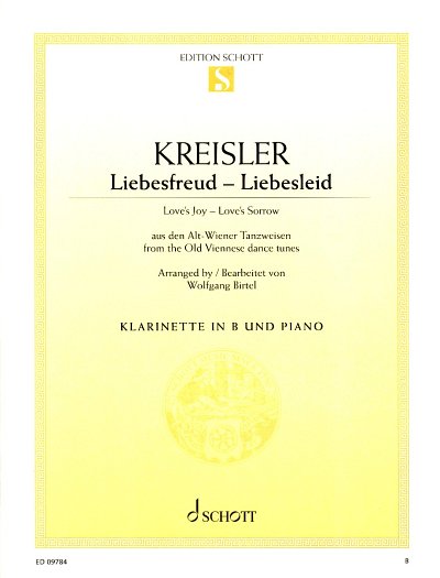 F. Kreisler: Liebesfreud - Liebesleid Aus den Alt-Wiener Tan