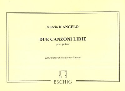 N. D'Angelo: Due Canzoni Lidie, Git