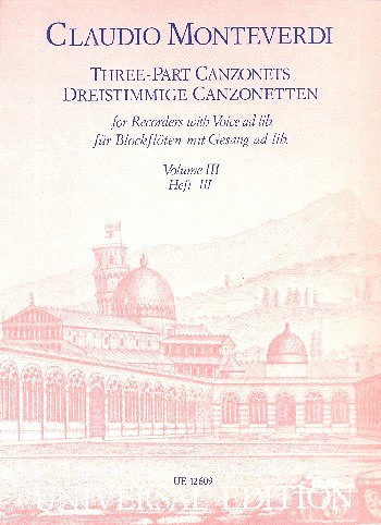 C. Monteverdi: Dreistimmige Canzonetten Band 3 (Sppa)
