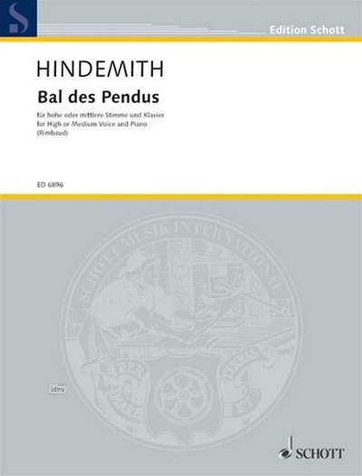 P. Hindemith: Bal des Pendus , GesKlav