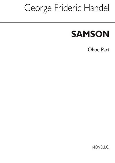 G.F. Händel: Samson (Oboe Parts)