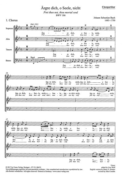 J.S. Bach: Fret thee not, thou mortal soul BWV 186