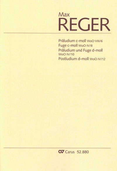 M. Reger: Orgelstücke, Org