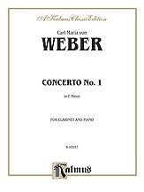 DL: C.M. von Weber: Weber: Concerto No. 1 in, KlarKlv (Klavp