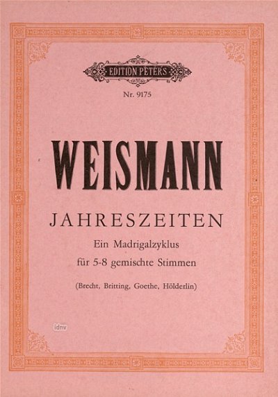 Weismann Wilhelm: Jahreszeiten