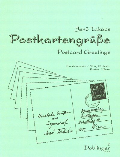 J. Takács: Postkartengrüsse, Str/Stro (Part.)