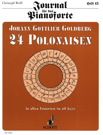 G.J. Gottlieb: 24 Polonaisen in allen Tonarten Heft 13, Klav