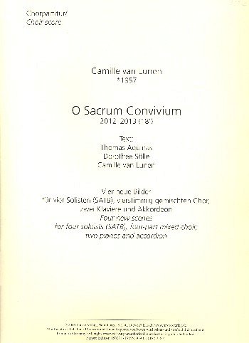 C. van Lunen: O sacrum Convivium, SolGChInstr (Chpa)
