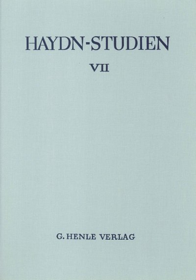 Haydn-Studien Einbanddecke 7