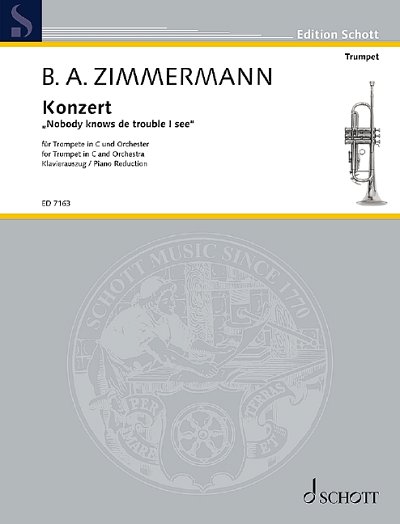 DL: B.A. Zimmermann: Konzert, TrpOrch (KASt)