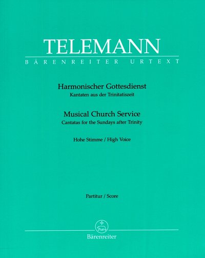G.P. Telemann: Harmonischer Gottesdienst, GesHMelBc (Pa+St)