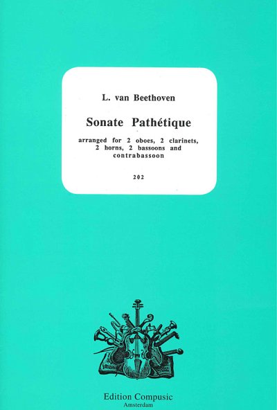 L. v. Beethoven: Sonate Pathétique, 2Ob2Kl2H2FKf (Pa+St)