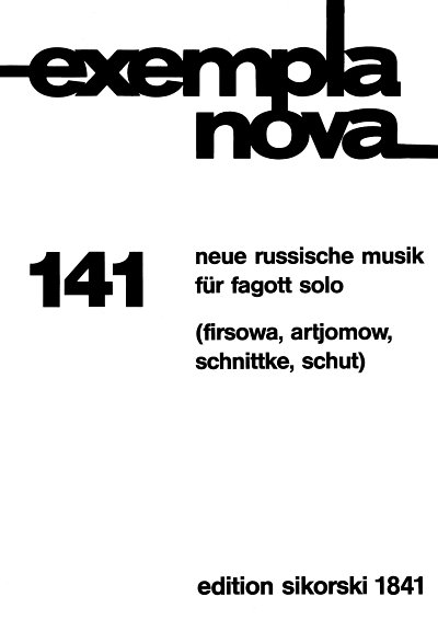 Neue Russische Musik Exempla Nova 141