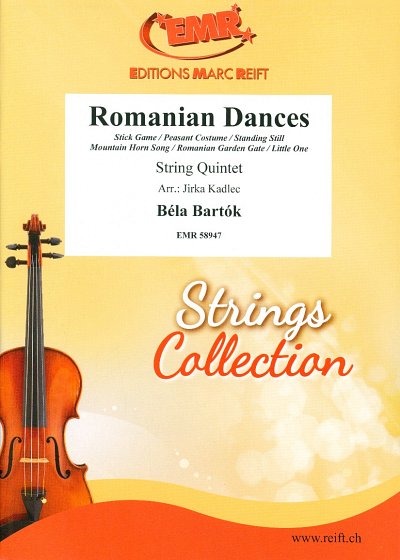 B. Bartók: Romanian Dances, 5Str (Pa+St)