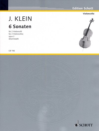 K. Jacob: 6 Sonaten op. 2 , 2Vc