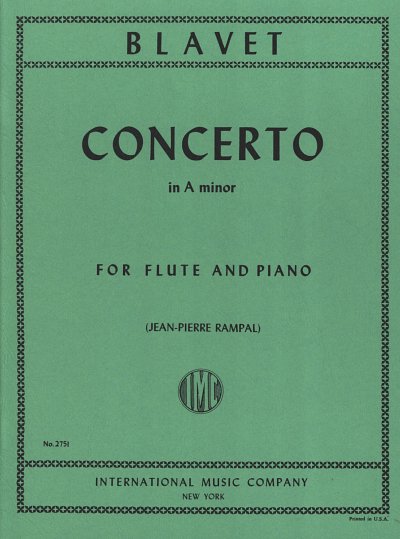 M. Blavet: Concerto, FlKlav (KlavpaSt)
