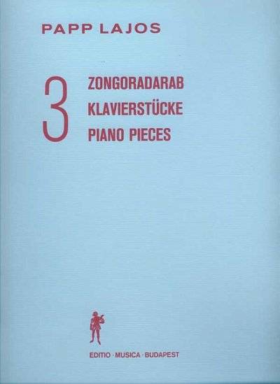 L. Papp: 3 Klavierstücke, Klav